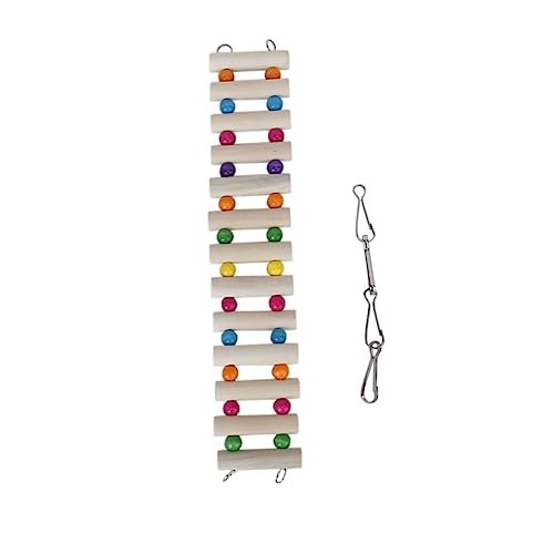 MERRYHAPY Hölzerne Haustierleiter für Kleintiere Spielzeugbrücke für Papageien Wellensittiche Hamster zu Installieren MERRYHAPY Hölzerne Haustierleiter für Kleintiere Spielzeugbrücke für Papageien Wellensittiche Hamster zu Installieren von MERRYHAPY