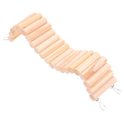 MERRYHAPY Holz Hamster Kletterleiter Lange Spielzeugleiter aus Natürlichem Holz für Kleintiere Sicher und für Hamster Meerschweinchen und Vögel MERRYHAPY Holz Hamster Kletterleiter Lange Spielzeugleiter aus Natürlichem Holz für Kleintiere Sicher und für Hamster Meerschweinchen und Vögel von MERRYHAPY