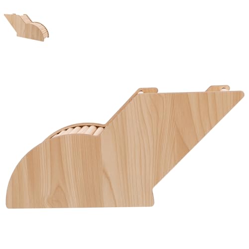 MERRYHAPY Hamsterversteck aus Holz Tunnel für Kleintiere Dekoratives Hamsterhaus Sicheres Käfigzubehör Fördert Bewegung und Gesundheit für Hamster und Meerschweinchen MERRYHAPY Hamsterversteck aus Holz Tunnel für Kleintiere Dekoratives Hamsterhaus Sicheres Käfigzubehör Fördert Bewegung und Gesundheit für Hamster und Meerschweinchen von MERRYHAPY