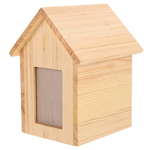 MERRYHAPY Holz Urne Für Haustiere Elegante Tiergedenkbox Aus Echtem Holz Für Hunde Und Katzen Platz Für Knochenasche Tragbare Gedenkbox Für Tierliebhaber von MERRYHAPY