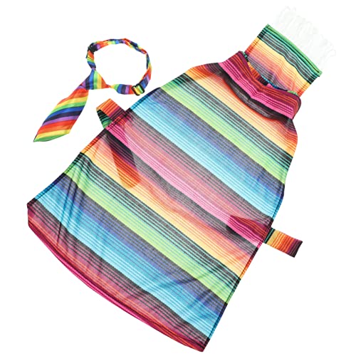 MERRYHAPY Mexikanisches Partykostüm Für Hunde Entzückender Haustier-Poncho Mehrfarbige Kleidung Bequeme Passform MERRYHAPY Mexikanisches Partykostüm Für Hunde Entzückender Haustier-Poncho Mehrfarbige Kleidung Bequeme Passform von MERRYHAPY