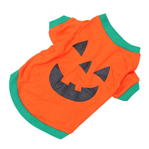 MERRYHAPY Halloween-kürbis-haustierkostüm Hundekleidung Aus Baumwolle Orange/dunkelgrün Größe L Atmungsaktiv Und Bequem MERRYHAPY Halloween-kürbis-haustierkostüm Hundekleidung Aus Baumwolle Orange/dunkelgrün Größe L Atmungsaktiv Und Bequem von MERRYHAPY