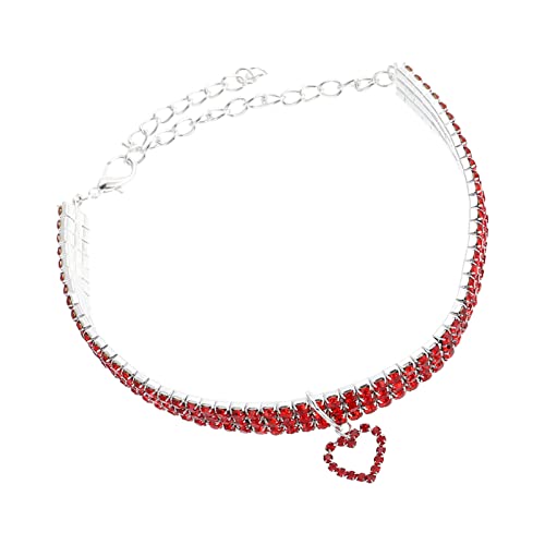 MERRYHAPY Hundehalsband mit Herzanhänger Verstellbares Sicheres und für Hunde und für Täglichen Gebrauch MERRYHAPY Hundehalsband mit Herzanhänger Verstellbares Sicheres und für Hunde und für Täglichen Gebrauch von MERRYHAPY