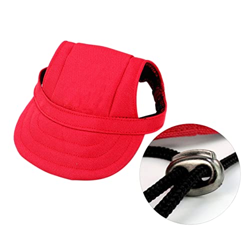MERRYHAPY Hundemütze aus Oxford Verstellbar Rotes Design für Hunde und Welpen XL für und Outdoor Aktivitäten Macht Haustier Süßer von MERRYHAPY