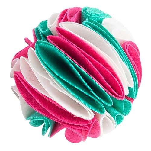 MERRYHAPY Schnüffeltrainingsspielzeug Für Hunde Schnüffelsnack Für Welpen Ball Zum Langsamen Fressen Hundezubehör Mit Filzmaterial MERRYHAPY Schnüffeltrainingsspielzeug Für Hunde Schnüffelsnack Für Welpen Ball Zum Langsamen Fressen Hundezubehör Mit Filzmaterial von MERRYHAPY