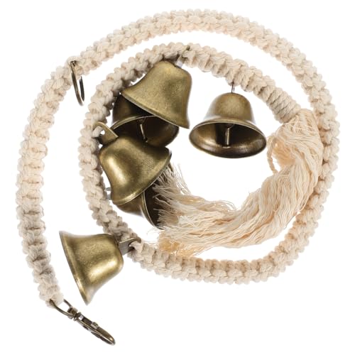 MERRYHAPY Haustier Tür Glocke Training Tool Hund Spielzeug Glocke Zugseil Hause Dekorative Hund Zubehör von MERRYHAPY