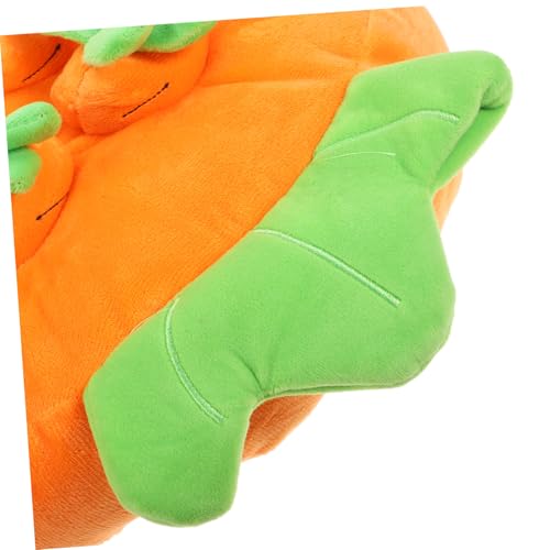 MERRYHAPY Interaktives Karottenform Futter schnüffelmatte für Meerschweinchen Hamster Chinchillas Komfortable Trainingsmatte zur Geruchsförderung und Beschäftigung Kleiner Nager von MERRYHAPY