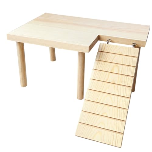 MERRYHAPY Holzplattform Für Hamster Rattenleiter Zum Klettern Natürliches Chinchillaspielzeug Kleine Tiere Zubehör Trainingshilfe Für Käfig MERRYHAPY Holzplattform Für Hamster Rattenleiter Zum Klettern Natürliches Chinchillaspielzeug Kleine Tiere Zubehör Trainingshilfe Für Käfig von MERRYHAPY