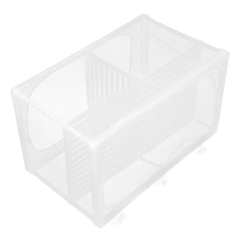 MERRYHAPY Isolationsnetz Mit Partition Bewachen Fischzuchtkescher Klein Winzig Züchter Von Fischnetzen Isolator Kaulquappenpanzer Trennwand Für Aquarien Abdeckung Teiler Weiß Zufällige Farbe von MERRYHAPY