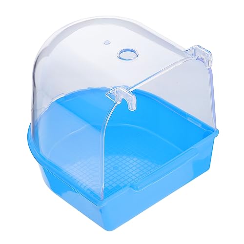 MERRYHAPY Vogelbadewanne Für Käfige Aus Kunststoff Abgedeckt Geeignet Für Kleine Vögel Vogelbadekäfig von MERRYHAPY