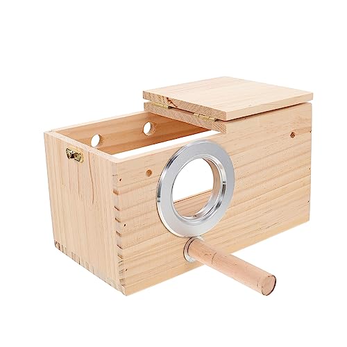 MERRYHAPY Käfig Zubehör Verschleißfeste Parakeet Zuchtbox Dekoratives Vogelhaus Für Kleine Vögel Transparentes Design Für Wellensittiche Und Nymphensittiche Einfacher Zugang Und Pflege von MERRYHAPY