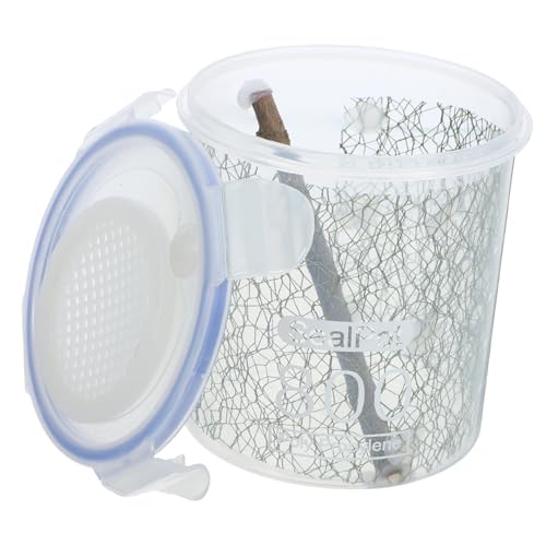 MERRYHAPY Kletternde Haustier-Zuchtbox Spinnen-Futterbox Mantis-Box atmungsaktive Löcher für die Heiminsektenzucht für Haustiere MERRYHAPY Kletternde Haustier-Zuchtbox Spinnen-Futterbox Mantis-Box atmungsaktive Löcher für die Heiminsektenzucht für Haustiere von MERRYHAPY