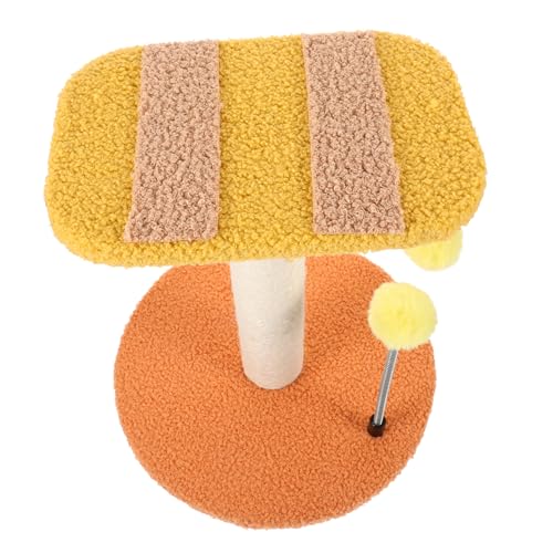 MERRYHAPY Katzenkratzbaum Mit Stabiler Flacher Basis Indoor Kratzbaum Für Katzen Zum Klettern Und Spielen Langlebig Und Verschleißfest MERRYHAPY Katzenkratzbaum Mit Stabiler Flacher Basis Indoor Kratzbaum Für Katzen Zum Klettern Und Spielen Langlebig Und Verschleißfest von MERRYHAPY