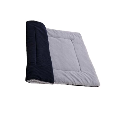 MERRYHAPY Warme Pads Für Haustier-katzenkissen Dicke Winter-bodenmatratze Haustier-schlafunterlagen Beidseitig Nutzbar s Marineblau von MERRYHAPY
