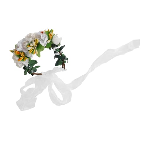 MERRYHAPY Katzenkopfbedeckung Tragbares Welpenhalsband Hundeblumenstirnband Haustier-Blumen-Stirnband Haustierhalsband mit Blumendesign Katzenhalsband Hundehalsband Stoff von MERRYHAPY