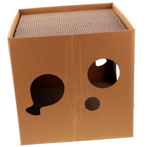MERRYHAPY Katzenhaus aus Karton Kratzunterlage gewellte Schüssel Nest für dauerhaften Gebrauch MERRYHAPY Katzenhaus aus Karton Kratzunterlage gewellte Schüssel Nest für dauerhaften Gebrauch von MERRYHAPY