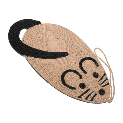 MERRYHAPY Cat Scratcher Sisal Kratzmatte Für Katzen Wandmontierte Süße -Design Katzenkratzer Interaktive Kratzfläche Zur Stressreduktion Und Möbelpflege Für Drinnen Geeignet von MERRYHAPY