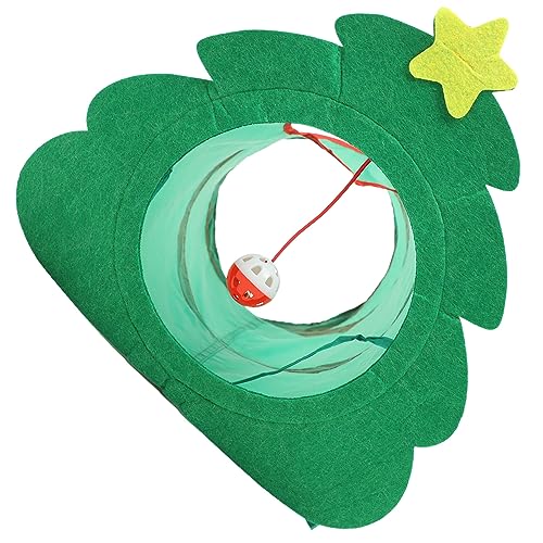 MERRYHAPY Haustier-Katzen-Tunnel Welpentunnel Katze Spielt Tunnel Katze Verstecktes Katzenspielzeug Tierübungsspielzeug Spielzeug Für Haustiere Hundetunnel Polyester Kleine Tiere Warm Halten von MERRYHAPY