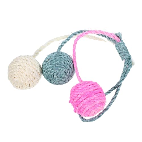 MERRYHAPY Katzenspielzeug Sisalball Katzenspielzeug Jagdbälle Für Katzen Kratzbälle Für Katze Katzenzubehör Für Wohnungskatzen Home Cat - Bälle Bälle Sisal Cat Crocker Sisal MERRYHAPY Katzenspielzeug Sisalball Katzenspielzeug Jagdbälle Für Katzen Kratzbälle Für Katze Katzenzubehör Für Wohnungskatzen Home Cat - Bälle Bälle Sisal Cat Crocker Sisal von MERRYHAPY