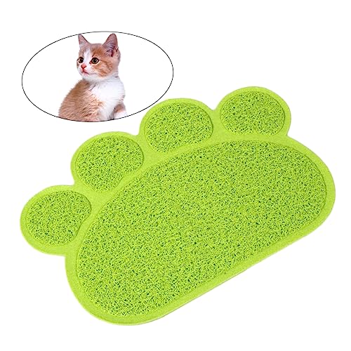 MERRYHAPY Katzenstreumatte Pfotenform rutschfest Für Futter Wasser Tischset 30x40 cm Schmutzabsorbierend Leicht Zu Reinigen MERRYHAPY Katzenstreumatte Pfotenform rutschfest Für Futter Wasser Tischset 30x40 cm Schmutzabsorbierend Leicht Zu Reinigen von MERRYHAPY