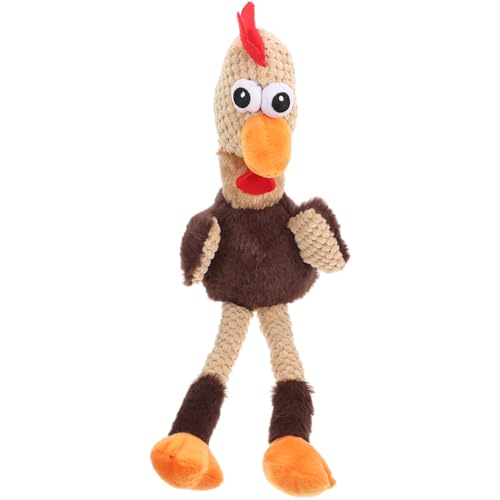 MERRYHAPY Kreatives Kauspielzeug Für Hunde Bissfestes Interaktives Spielzeug Im Huhn-Design Für Zahnpflege Und Energieabbau Für Drinnen Und Draußen von MERRYHAPY