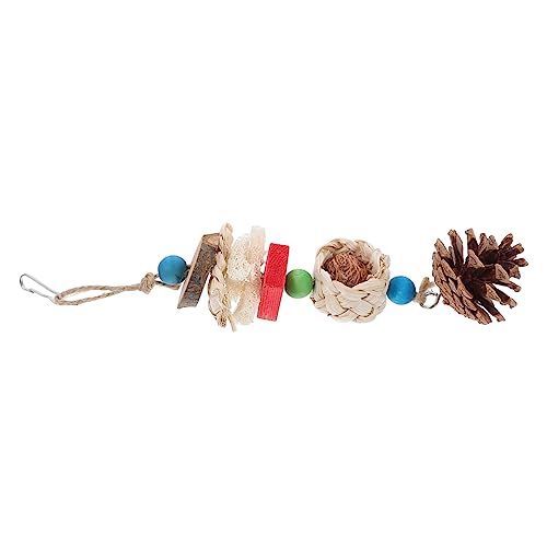 MERRYHAPY Hängendes Kauspielzeug Für Papageien Vogel Spielzeug Aus Holz Futtersuchspielzeug Zum Aufhängen Beschäftigungsspielzeug Für Vögelkäfige MERRYHAPY Hängendes Kauspielzeug Für Papageien Vogel Spielzeug Aus Holz Futtersuchspielzeug Zum Aufhängen Beschäftigungsspielzeug Für Vögelkäfige von MERRYHAPY
