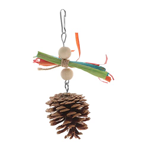 MERRYHAPY Papageien Kauspielzeug Aus Tannenzapfen Vogelspielzeug Zum Futter Suchen Naturliches Spielzeug Für Vögel Mit Haken Für Käfige MERRYHAPY Papageien Kauspielzeug Aus Tannenzapfen Vogelspielzeug Zum Futter Suchen Naturliches Spielzeug Für Vögel Mit Haken Für Käfige von MERRYHAPY