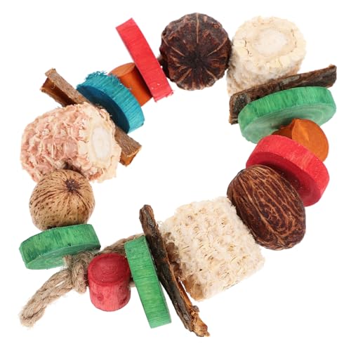 MERRYHAPY Kauspielzeug Für Papageien Aus Holz Spielzeug Für Haustiere Attraktives Und Sicheres Hängespielzeug Für Vögel Papageienbedarf MERRYHAPY Kauspielzeug Für Papageien Aus Holz Spielzeug Für Haustiere Attraktives Und Sicheres Hängespielzeug Für Vögel Papageienbedarf von MERRYHAPY