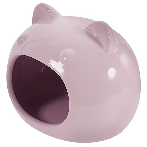 MERRYHAPY Keramik-hamsterversteck Für Kleine Haustiere Geeignet Für Hamster Ratten Und Chinchillas Schlafhaus Mit Kühlzone Platzsparendes Für Hamsterkäfige von MERRYHAPY