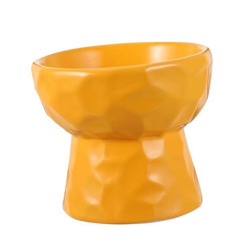 MERRYHAPY Abnehmbarer Futternapf für Haustiere Keramik Futternapf für Katzen und Hunde Wasserspender leicht zu reinigen 250 ml Gelb MERRYHAPY Abnehmbarer Futternapf für Haustiere Keramik Futternapf für Katzen und Hunde Wasserspender leicht zu reinigen 250 ml Gelb von MERRYHAPY