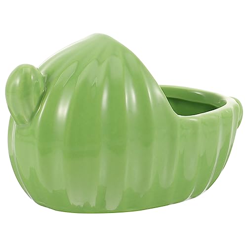 MERRYHAPY Keramisches Hamsterbad Sandbad für Kleine Haustiere für Hamster Zwerghamster und Chinchillas Perfektes und Lebensmittelschale mit Praktischem Design für Optimale von MERRYHAPY