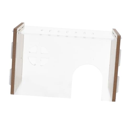 MERRYHAPY Transparentes Hamsterversteck Lebensraum- Kleiner Tier-unterschlupf Zur Beobachtung Und Entspannung Für Hamster Hamsterhaus Für Innenbereich MERRYHAPY Transparentes Hamsterversteck Lebensraum- Kleiner Tier-unterschlupf Zur Beobachtung Und Entspannung Für Hamster Hamsterhaus Für Innenbereich von MERRYHAPY