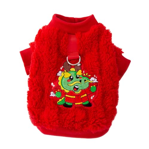MERRYHAPY Hundepullover Für Winter Warmes Kostüm Mit Niedlichem Drachenmuster Für Haustiere Geeignet Für Tägliche Aktivitäten Und Besondere Anlässe Mit Praktischem Geschirr-Haken MERRYHAPY Hundepullover Für Winter Warmes Kostüm Mit Niedlichem Drachenmuster Für Haustiere Geeignet Für Tägliche Aktivitäten Und Besondere Anlässe Mit Praktischem Geschirr-Haken von MERRYHAPY
