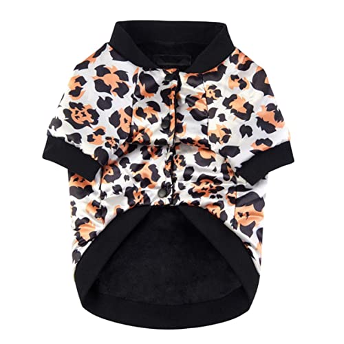 MERRYHAPY Haustier-Hundejacke Warmer Wintermantel Weste für Hunde Baumwollmaterial stilvolles Leopardenmuster bequem für drinnen und draußen MERRYHAPY Haustier-Hundejacke Warmer Wintermantel Weste für Hunde Baumwollmaterial stilvolles Leopardenmuster bequem für drinnen und draußen von MERRYHAPY