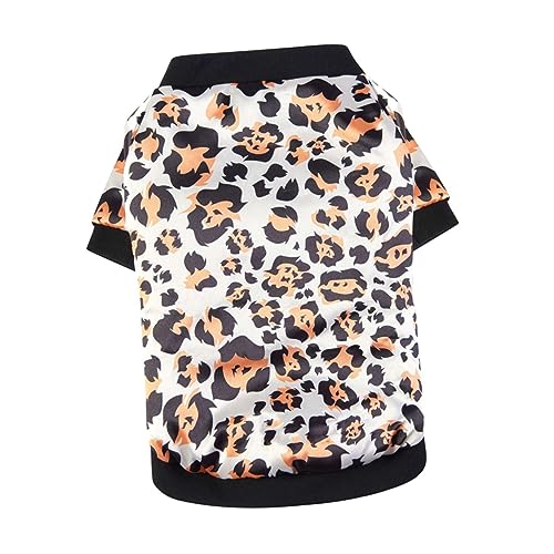 MERRYHAPY Kleidung Mit Leopardenmuster Für Hunde Warmes Hündchen Pullover Mantel Wintermantel Für Welpen Frühlingskleidung Katzenkleidung Welpenpullover Hund Welpen Mantel äntel Baumwolle von MERRYHAPY