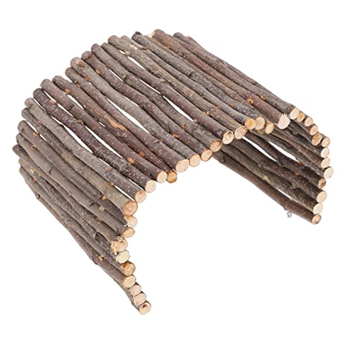 MERRYHAPY Holz Hamster Spielzeug Tunnel Versteck Für Kleintiere Premium Kletterbrücke Aus Holz Für Hamster Zwerghamster Meerschweinchen Und Andere Haustiere Robuster Und Sicherer Platz MERRYHAPY Holz Hamster Spielzeug Tunnel Versteck Für Kleintiere Premium Kletterbrücke Aus Holz Für Hamster Zwerghamster Meerschweinchen Und Andere Haustiere Robuster Und Sicherer Platz von MERRYHAPY