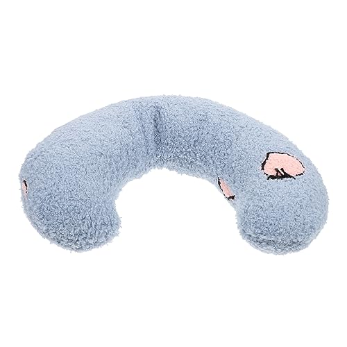 MERRYHAPY Nackenkissen in U-Form bequem für Katzen und Hunde tragbares Kissen Cartoon-Kissen Schlafkissen Blau MERRYHAPY Nackenkissen in U-Form bequem für Katzen und Hunde tragbares Kissen Cartoon-Kissen Schlafkissen Blau von MERRYHAPY