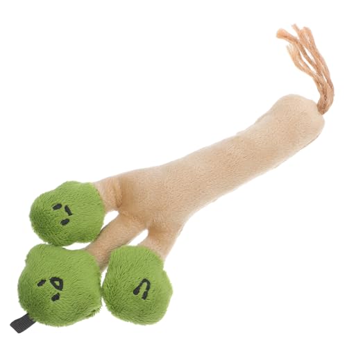 MERRYHAPY Kuscheliges Katzen Spielzeug Aus Plüsch Interaktives Cartoonartiges Design Für Indoor-Spiel Und Zahnpflege Für Katzen Und Kleine Hunde von MERRYHAPY