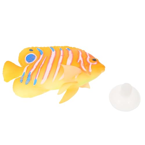 MERRYHAPY Künstliche Angelfisch Deko Tropischer Simulationseffekt Umweltfreundliches Plastik Aquarium Ornament Realistische Optik für Aquarium Fische Behälter Wasserbecken von MERRYHAPY