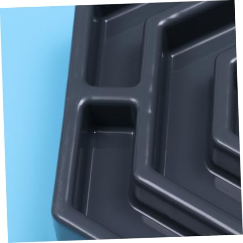 MERRYHAPY Langsamer Futternapf für Katzen und Kleine Hunde Graue rutschfeste Schüssel mit Blütenform Strapazierfähiges Harzmaterial Anti Umkippen Design Fördert Gesundes Entspanntes Fressen von MERRYHAPY