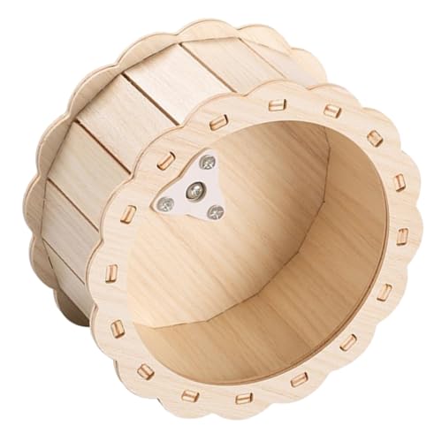 MERRYHAPY Hamster-Trainingsspielzeug Untertassenrad aus Holz geräuschloses Hamster-Trainingsrad Indoor-Trainings-Rollrad Laufrad für Kleintiere MERRYHAPY Hamster-Trainingsspielzeug Untertassenrad aus Holz geräuschloses Hamster-Trainingsrad Indoor-Trainings-Rollrad Laufrad für Kleintiere von MERRYHAPY