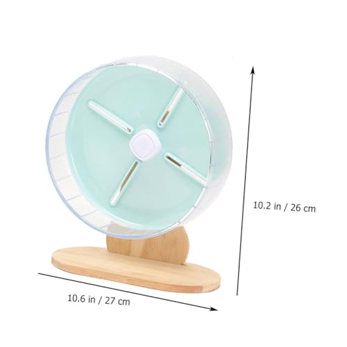 MERRYHAPY Leises Hamsterrad mit Holzständer Stabiles Laufrad für Hamster Zwerghamster Chinchilla und Kleine Nagetiere Geräuscharmes Haustierspielzeug für Gesunde Bewegung und Interaktion MERRYHAPY Leises Hamsterrad mit Holzständer Stabiles Laufrad für Hamster Zwerghamster Chinchilla und Kleine Nagetiere Geräuscharmes Haustierspielzeug für Gesunde Bewegung und Interaktion von MERRYHAPY