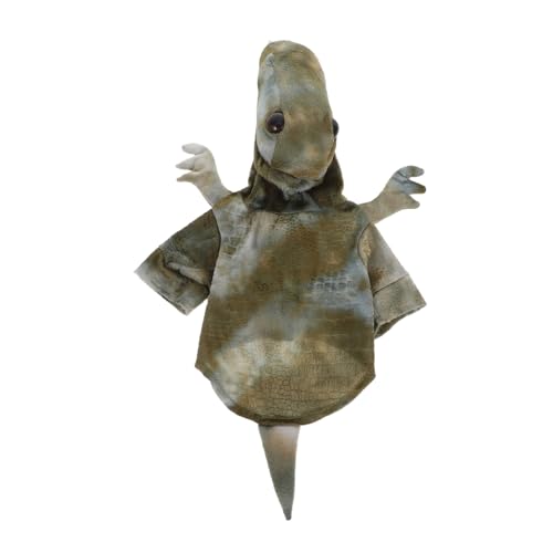 MERRYHAPY Cartoon-Dinosaurier-Hoodie Für Haustiere Plüsch-Katzen-Hoodie Für Cosplay Lustiger Hunde- Für Bilder Warme Plüsch-hundekleidung Katzenkostüm in Dinosaurierform MERRYHAPY Cartoon-Dinosaurier-Hoodie Für Haustiere Plüsch-Katzen-Hoodie Für Cosplay Lustiger Hunde- Für Bilder Warme Plüsch-hundekleidung Katzenkostüm in Dinosaurierform von MERRYHAPY