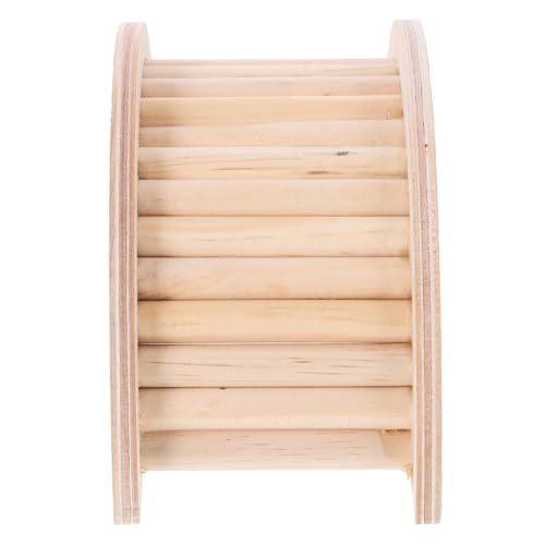MERRYHAPY Mehrzweck Holzleiter Haustierspielzeug Kletterleiter für Meerschweinchen Hamster und Kleine Nager Bpa frei Glatte Oberfläche Langlebig Beißfest Fördert Bewegung und Gesundheit von MERRYHAPY