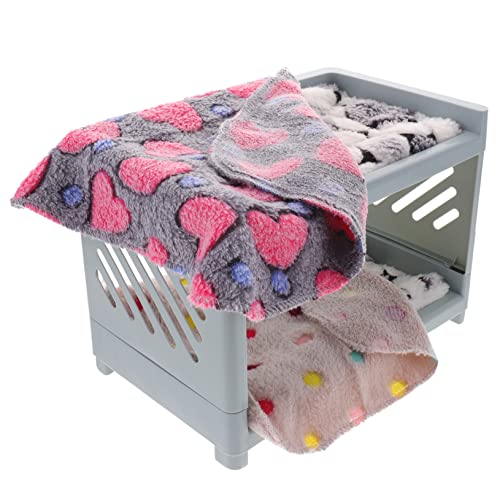 MERRYHAPY Mehrschichtiges Meerschweinchenbett Hamsternest Chinchillabett Abnehmbares Hasenbett Bequemes Hamsterzubehör Zufällige Farbe von MERRYHAPY