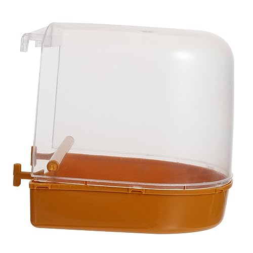 MERRYHAPY Vogelbadewanne Für Wellensittiche Nymphensittiche Und Andere Vögel Umweltfreundliches Design Mit Wasserinjektor Für Stressfreies Baden Und Pflege Im Käfig von MERRYHAPY