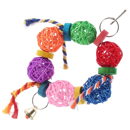MERRYHAPY Holzspielzeug Für Vögel Und Papageien Bunte Kauspielzeug Für Papageien Beißspielzeug Für Vögel Zubehör Für Papageienkäfig MERRYHAPY Holzspielzeug Für Vögel Und Papageien Bunte Kauspielzeug Für Papageien Beißspielzeug Für Vögel Zubehör Für Papageienkäfig von MERRYHAPY