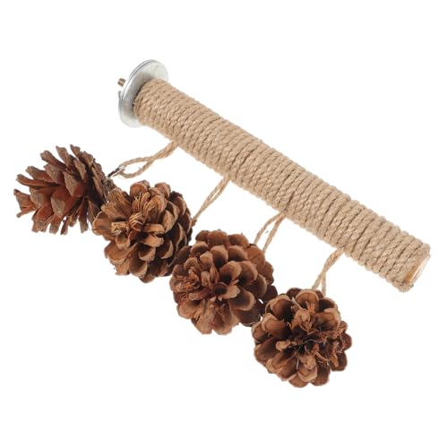 MERRYHAPY Kauspielzeug für Papageien Vogelspielzeug für Sittiche Vogelkäfigspielzeug Papageien-Übungsspielzeug Papageien-Sitzstange MERRYHAPY Kauspielzeug für Papageien Vogelspielzeug für Sittiche Vogelkäfigspielzeug Papageien-Übungsspielzeug Papageien-Sitzstange von MERRYHAPY