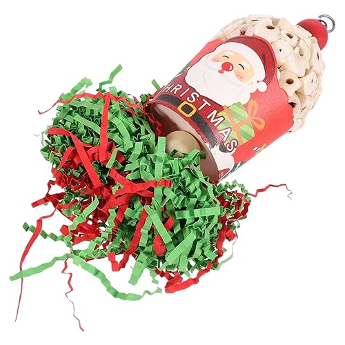 MERRYHAPY Vogel-kauspielzeug Mit Weihnachtsmotiv Hängespielzeug Für Papageien Zubehör Für Vogelkäfig Lustiges Spielzeug Zum Aufhängen Praktisches Haustierspielzeug MERRYHAPY Vogel-kauspielzeug Mit Weihnachtsmotiv Hängespielzeug Für Papageien Zubehör Für Vogelkäfig Lustiges Spielzeug Zum Aufhängen Praktisches Haustierspielzeug von MERRYHAPY