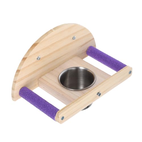 MERRYHAPY Papageienkäfigständer Vogel Fensterbarsch Futterbecken Für Vögel Kleiner Vogelfutterhalter Schüssel Für Papageienkäfig Futterspender Für Vögel Nymphensittich Spielzeug Hölzern MERRYHAPY Papageienkäfigständer Vogel Fensterbarsch Futterbecken Für Vögel Kleiner Vogelfutterhalter Schüssel Für Papageienkäfig Futterspender Für Vögel Nymphensittich Spielzeug Hölzern von MERRYHAPY